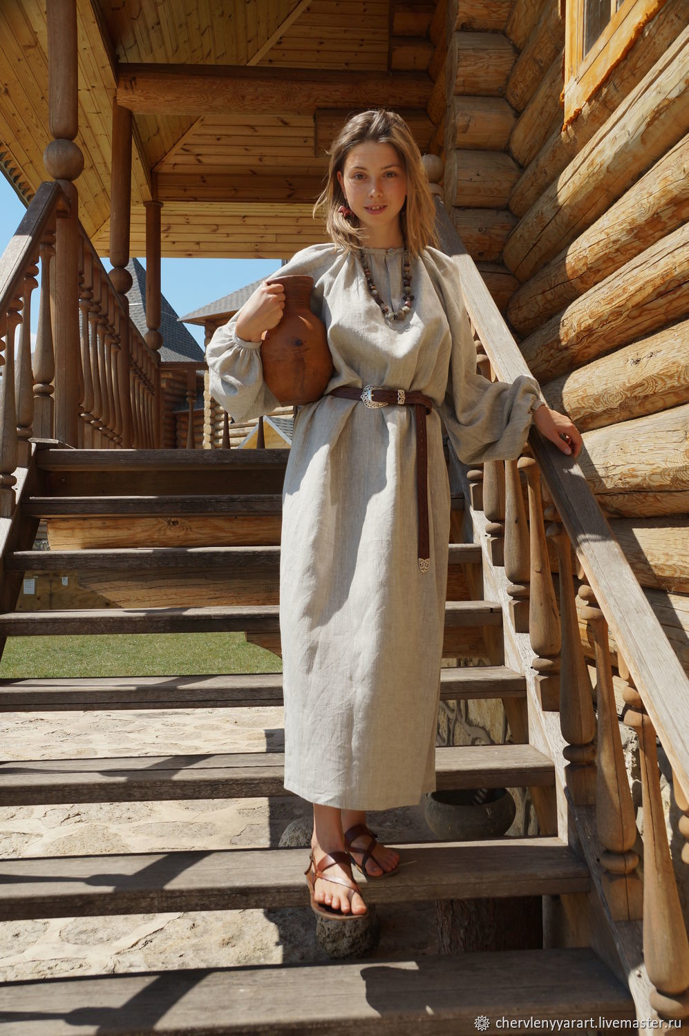 Girls in Slavic costumes in Bogor